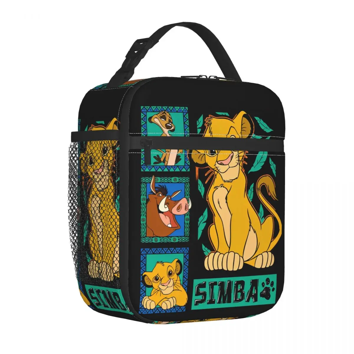 

Lion King Simba Friends Insulated Lunch Bags Thermal Bag Lunch Container Leakproof Tote Lunch Box for Men Women School Outdoor
