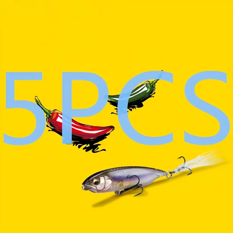 

LURETV японский чили караши медленно тонущий карандаш морской окунь приманка 5 шт. 7,5 см 10 г 8035