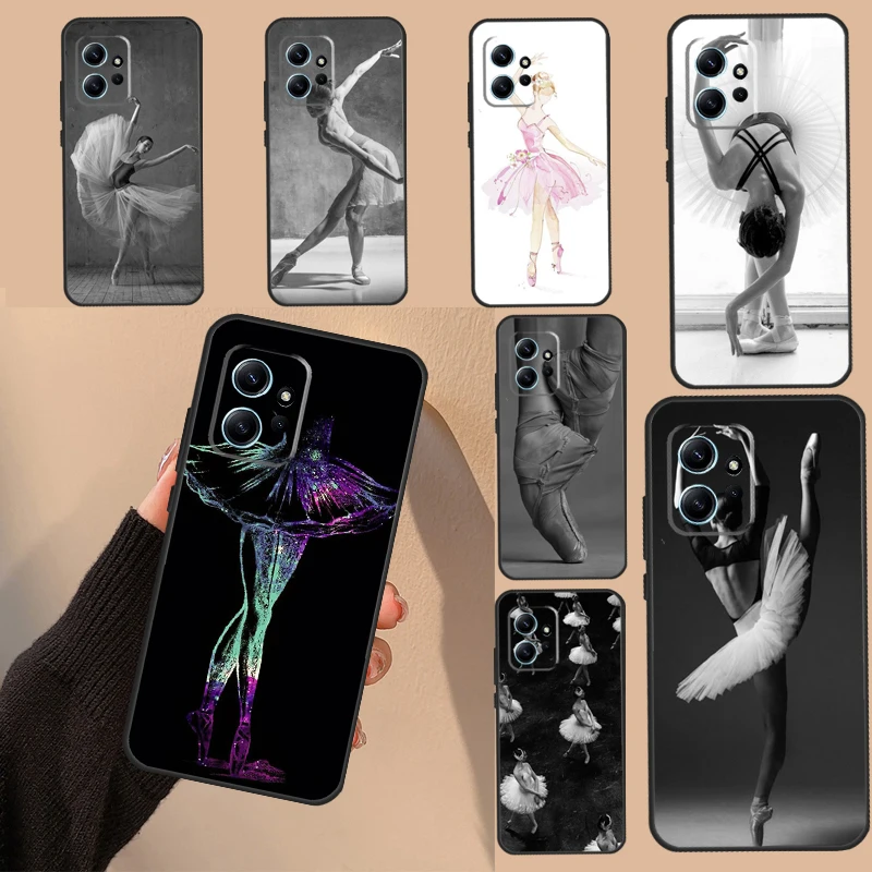 Ballet Dancer Case For Xiaomi Redmi 12 9A 9C 10A 10C 12C Redmi Note 11 10 8 9 12 Pro 9S 10S 11S 12S Cover