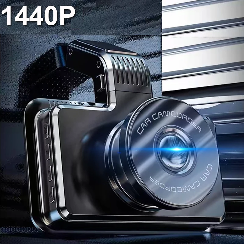 Car Dashcam DVR WIFI 1440P Dash Camera Wifi GPS Dual Lens Recorder G-Sensor 24H Parking Monitoring Camcorder Auto Registrator