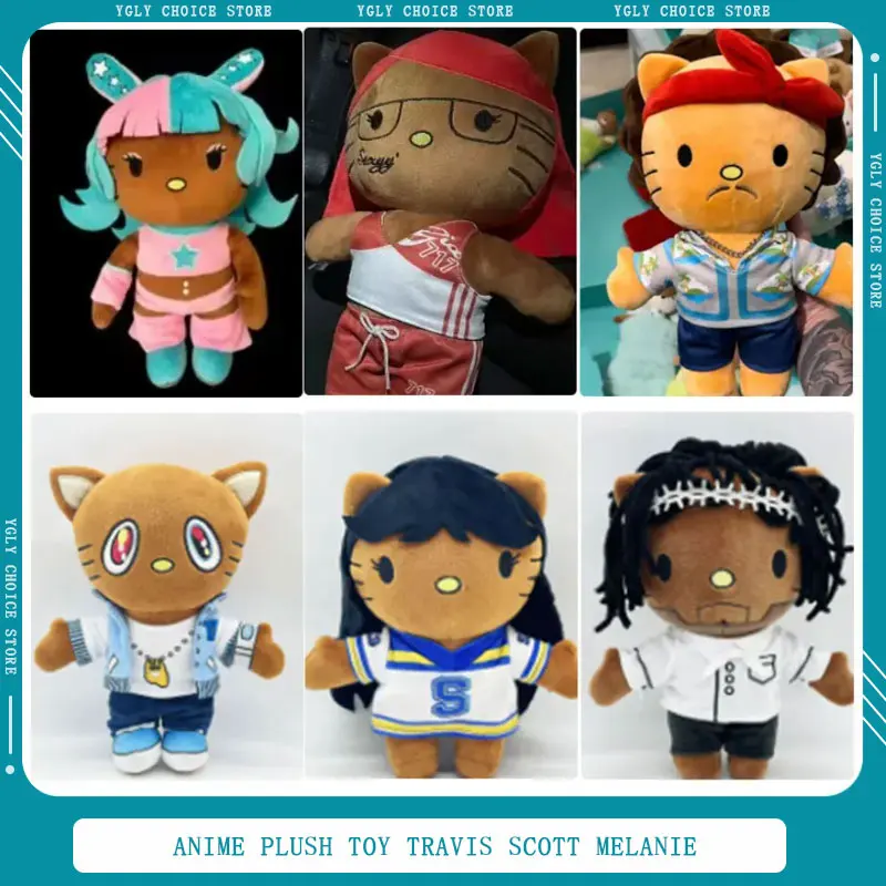 لعبة أنيمي القطيفة ترافيس سكوت ميلاني مارتينيز لعبة قطيفة مخصصة محشوة لعبة قطيفة ناعمة هدايا للأطفال #1