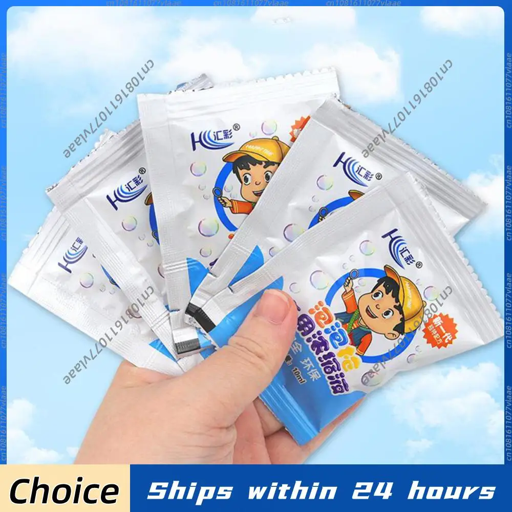 

1000ml-100ml Concentrate Bubbles Liquid Soap Universal Water Bubble Gun Accessories Soap Bubble Liquid Bubble Refills 10ml/Pack