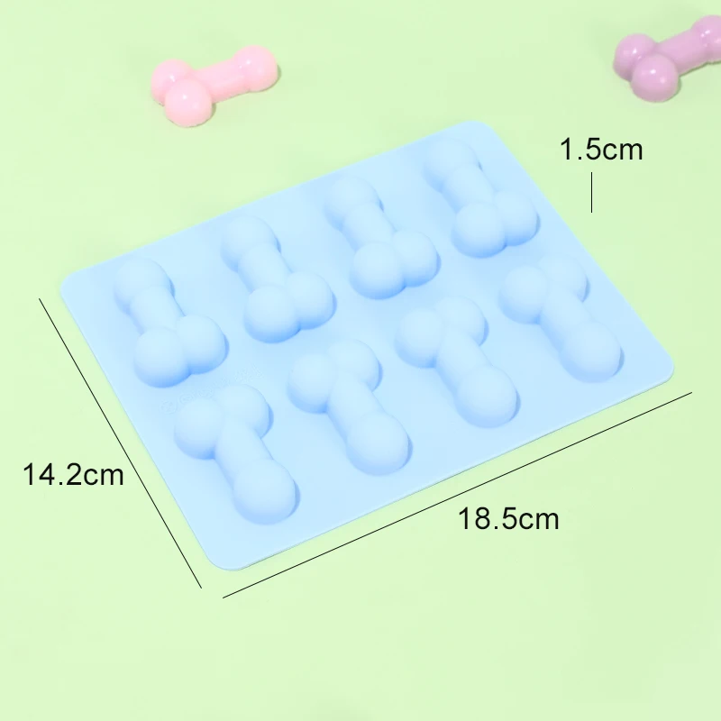 Sexy Penis Cake Mold Dick Ice Cube Tray Silicone Mold Soap Candle Moulds Sugar Craft Tools Chocolate Mould Mini Ice Cream Forms