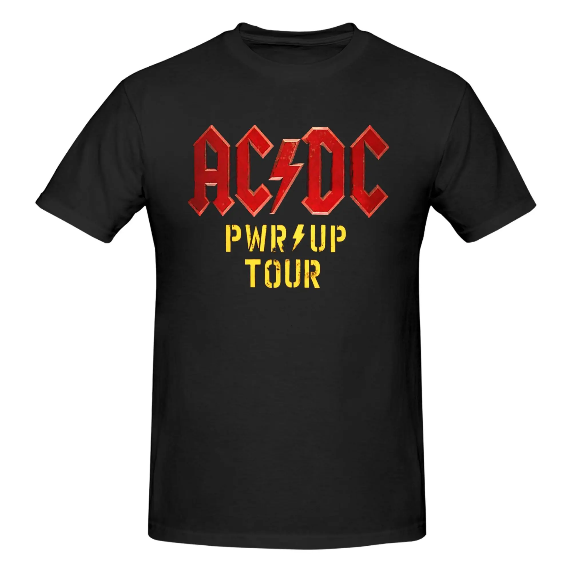AC Pwr Up World Tour DC EUROPE 2025 Graphic Print T Shirts for Men Women  Pure Cotton  Tee Shirt Clothes image 6