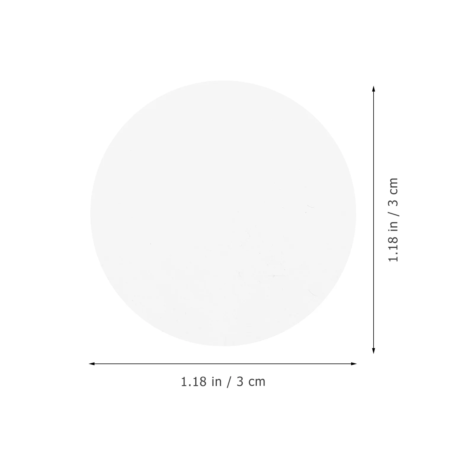 1000 قطعة من ملصقات الختم المستديرة الشفافة للتغليف DIY جرة الحرفية ختم حقيبة الخبز كوكي علاج التفاف لصالح العلامة ملصق