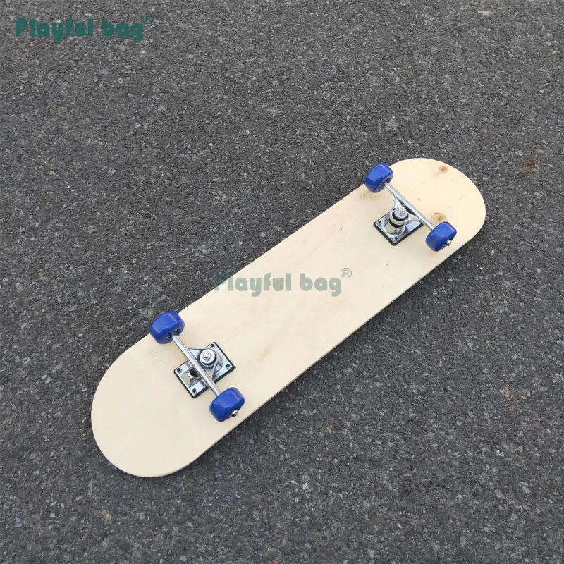 Children's hand-painted skateboard 7 layer Chinese Maple Double-sided blank skateaboard deck DIY graffiti painting AMB163