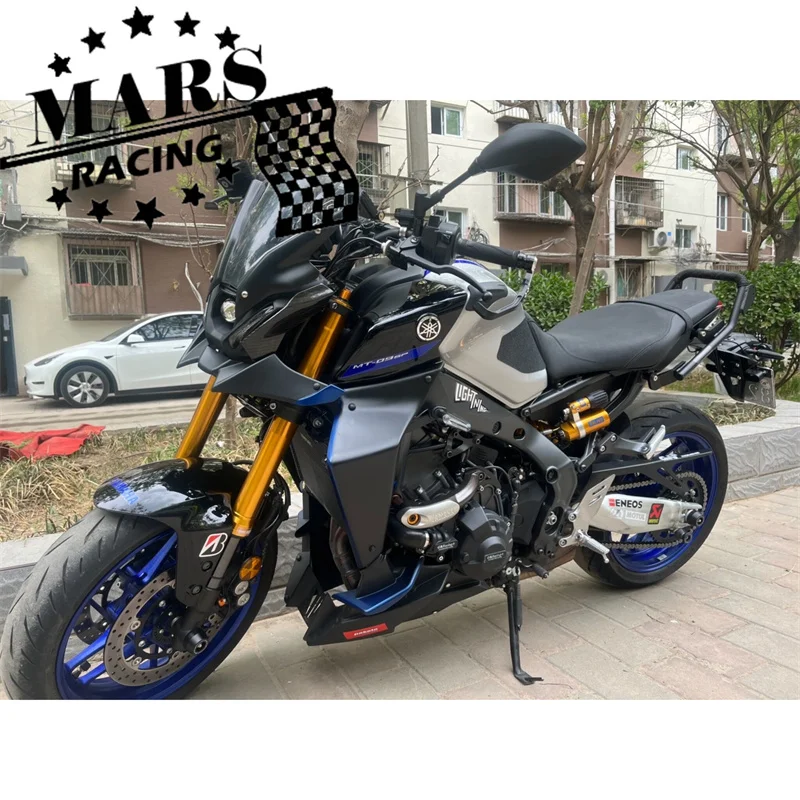 For YAMAHA new MT09 SP MT 09 MT-09 2021 2022 2023 Motorcycle Matte Black Tank Pad Sticker Tank Protect Cover Guard Fits