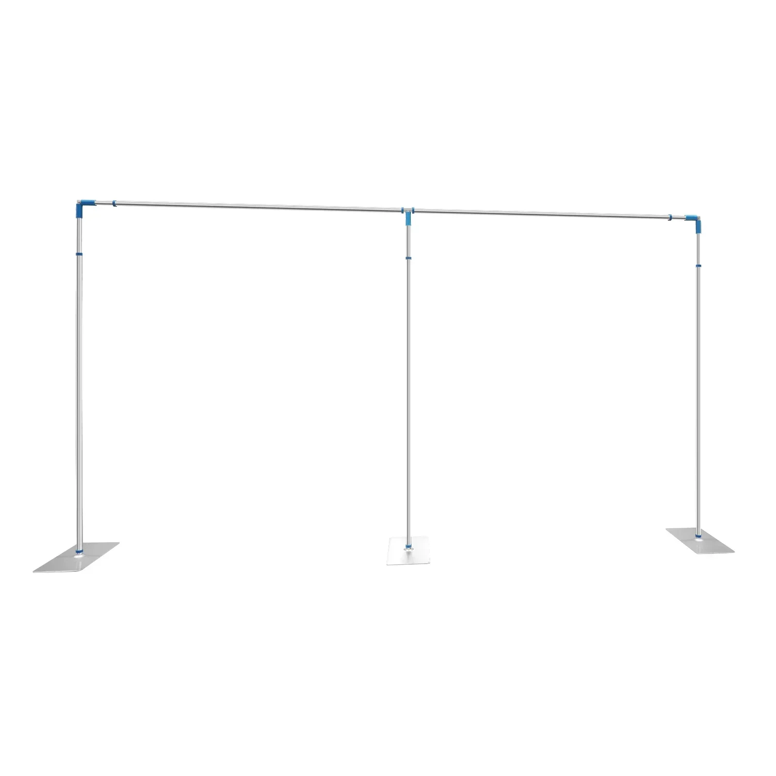 

10x20FT Adjustable Wedding Backdrop Stand, Heavy Duty Pipe and Drape Backdrop Stand,Metal Arch Frame with Stands Base for Party