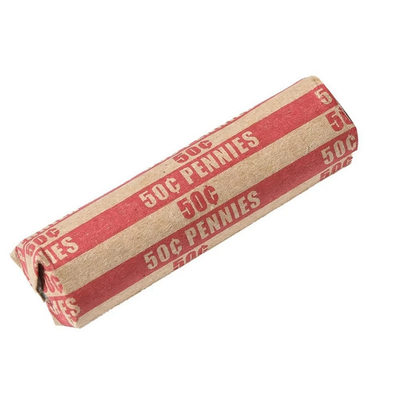 Penny Coin Wrappers Penny Sleeves Flache Penny Rolls Wrappers 200PCS-AC47