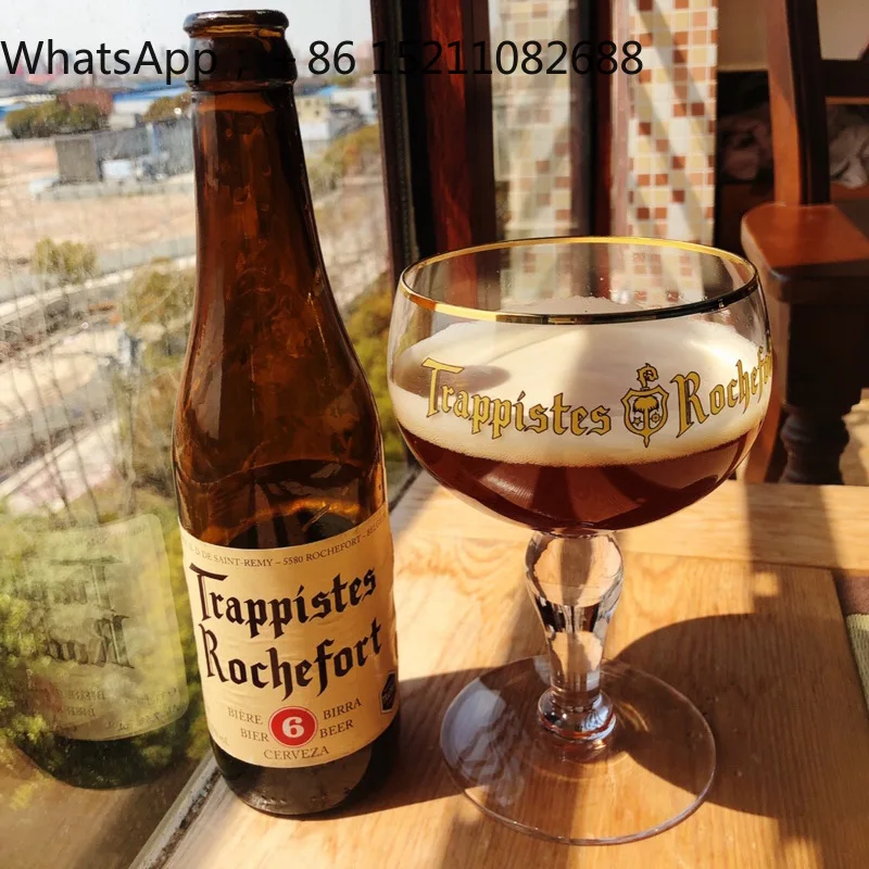 LLY Holy Grail Abbey Beer Mug Rochefort Craft Beer Special Mug, Handmade Wine Mug