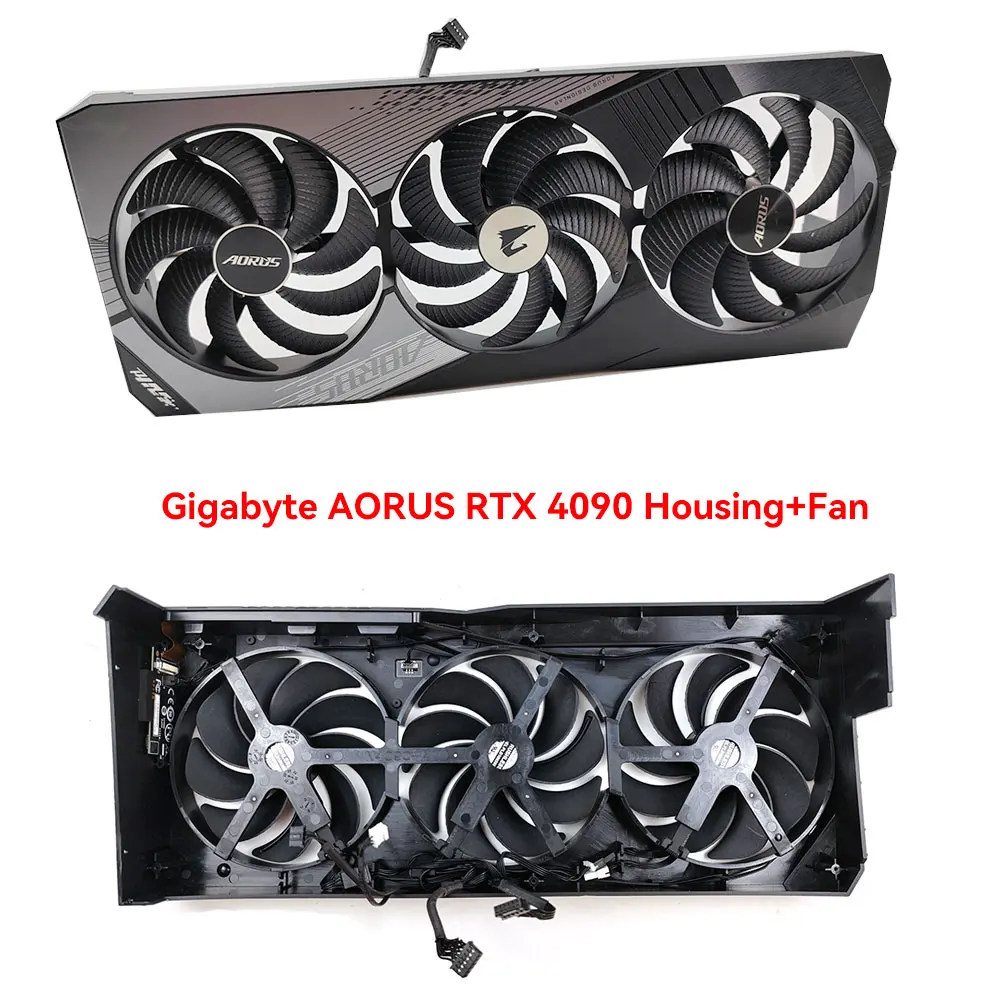 Original 90% New Radiator For Gigabyte AORUS GeForce RTX 4090 Graphics Card Replacement Heat Sink