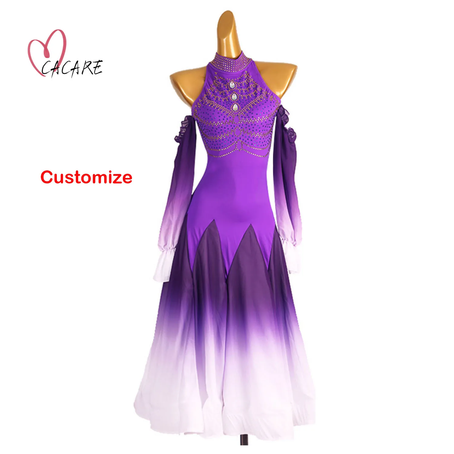 

Dresses for Prom Clothing Costume Evening Dresses Competition Ballroom Dress Flamco Clothes Modern Dance Dress Suit Waltz D0398