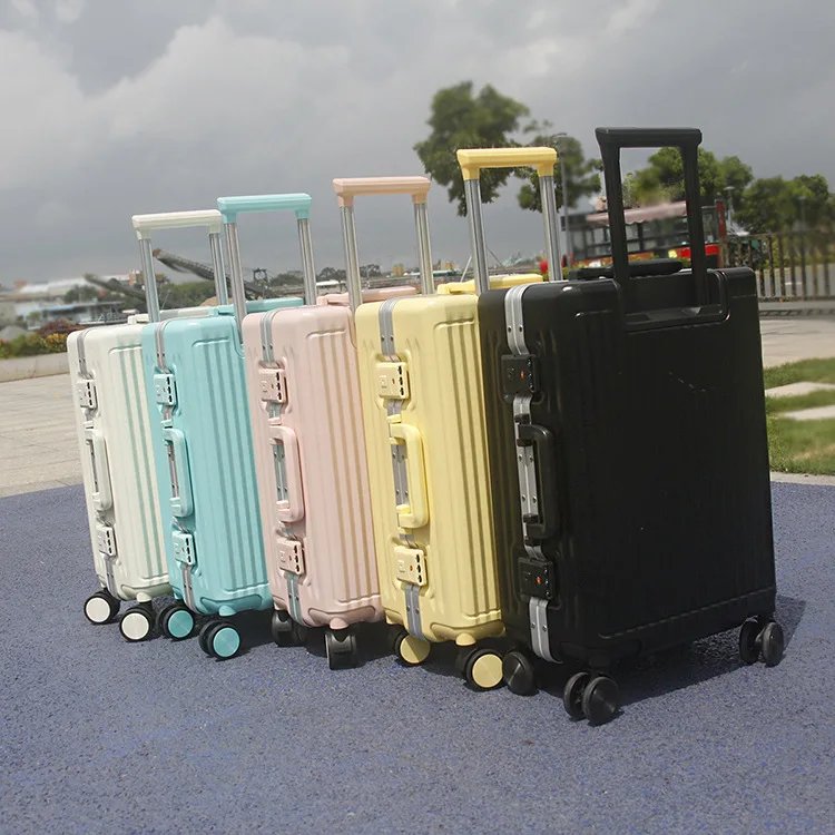 Aluminum Frame Suitcase Universal Wheel 20/24 Inch Boarding Trolley Case 28 Inch Fashionable Unisex Case