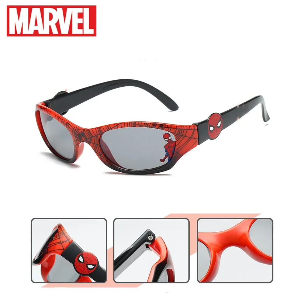 Marvel Cartoon Spiderman Sunglasses Cosplay Props Plastic Avengers Figure Anime Children's Glasses Fashion Kids Halloween Gifts