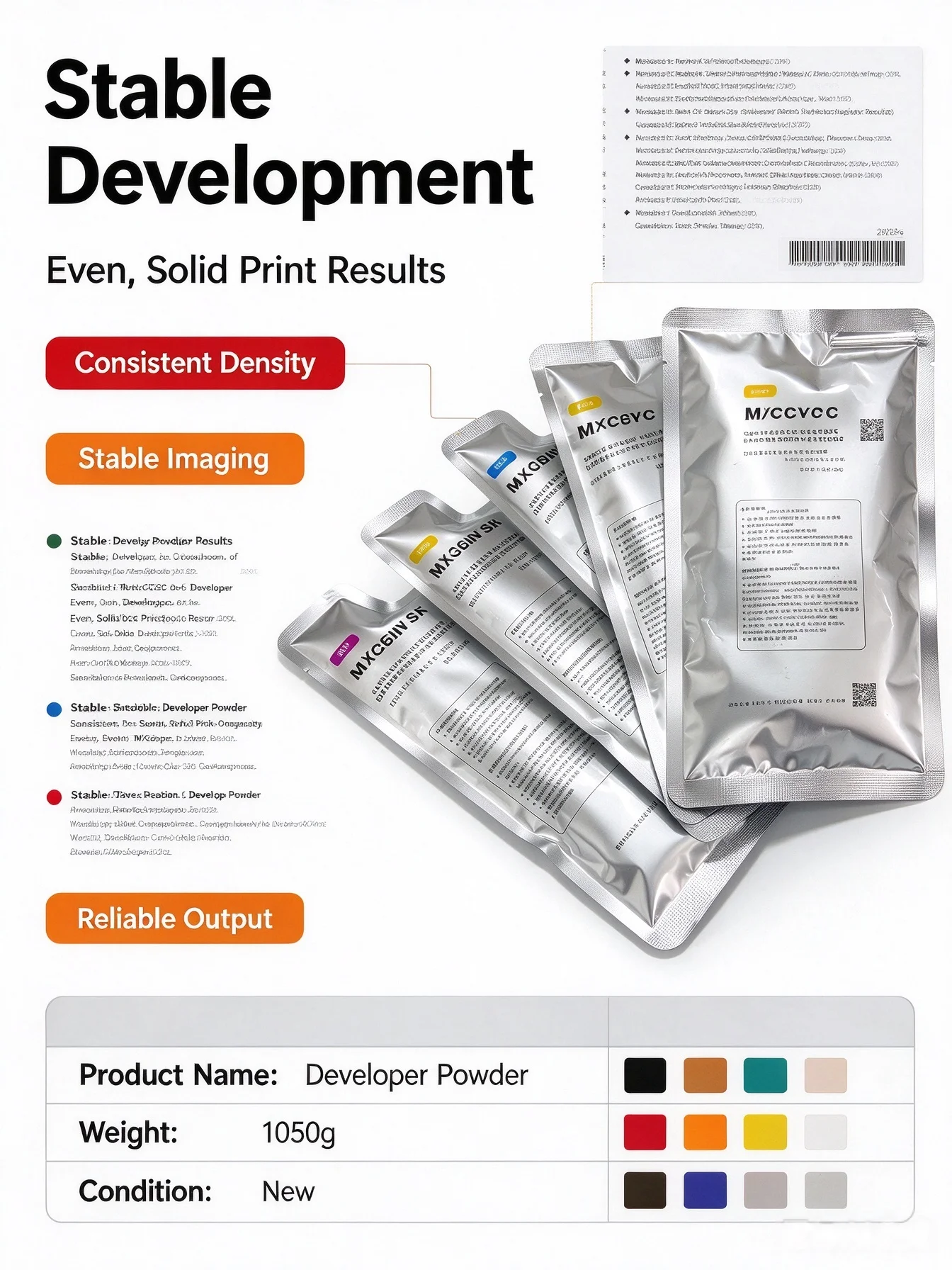 Black Developer Powder For Sharp MX-M623N MX-M623U MX-M753 MX-M753U Printer,M623 M753 MX-M623 MX-753NV MX753NV Developer Toner