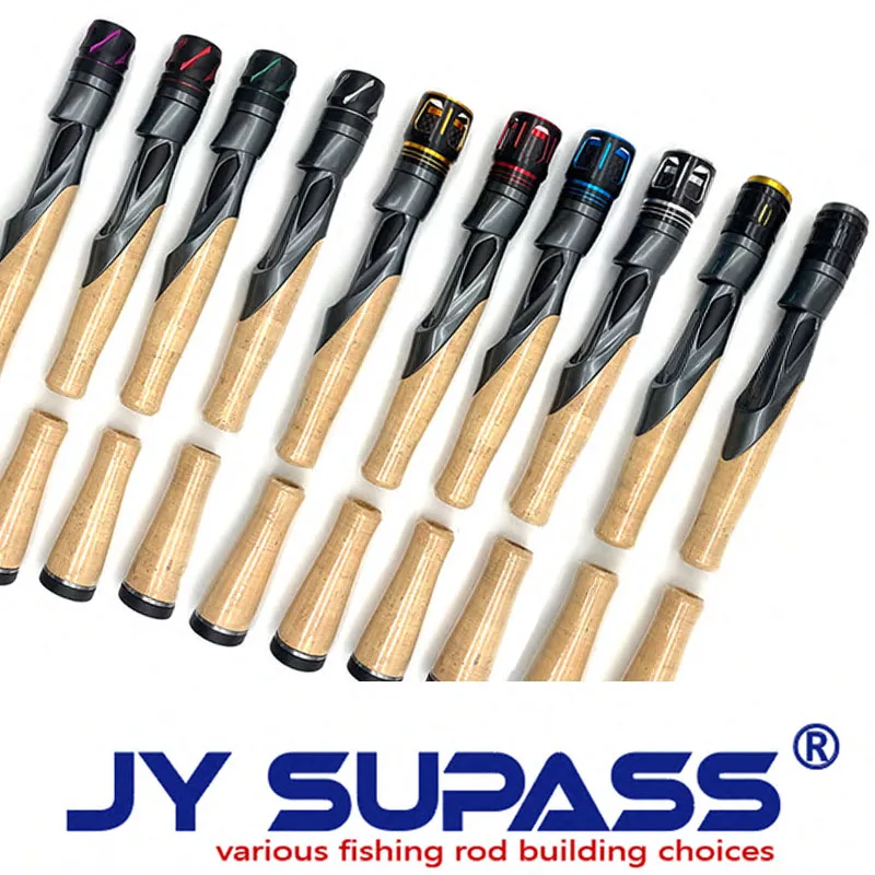 Jy supass yss haste de construção de alta qualidade baixo preço molinete assento diy acessórios conjunto para hastes construção carretel assento alça de cortiça
