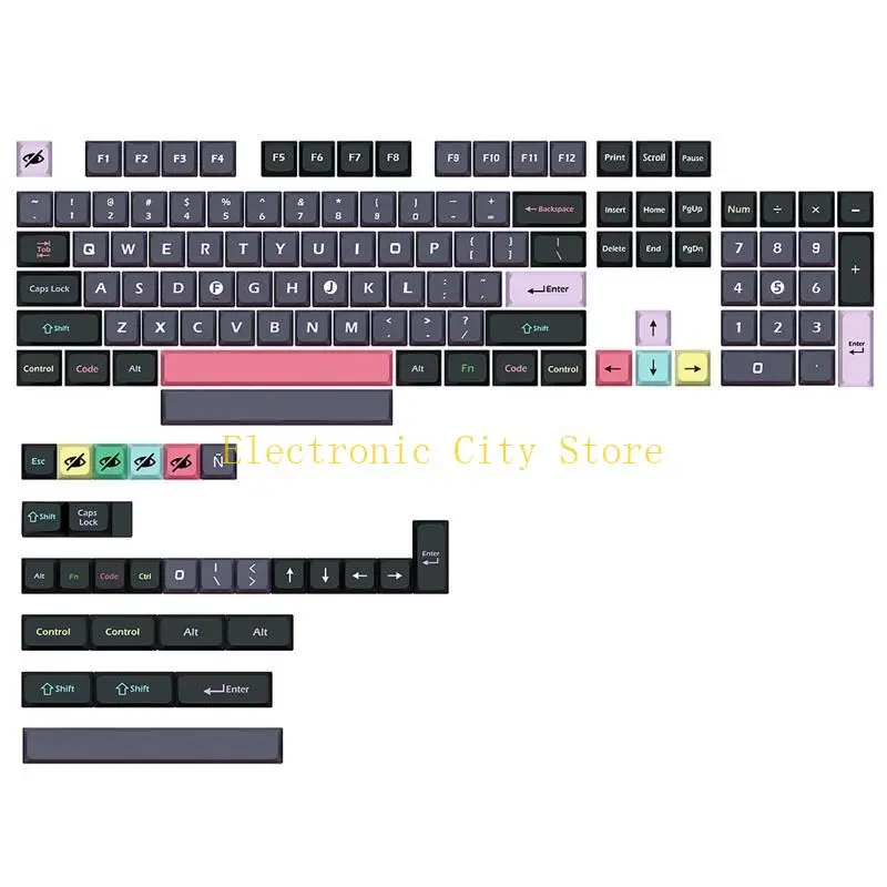 Space 133 key 7U KeyCaps XDA Dye Sub para interruptores MX GK61/64/68/84/87/96 HU8D