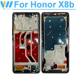 For Huawei Honor X8b LLY-LX1 LCD Middle Frame LCD Middle Frame Housing Bezel Cover with Side Button Replacement Repair Parts