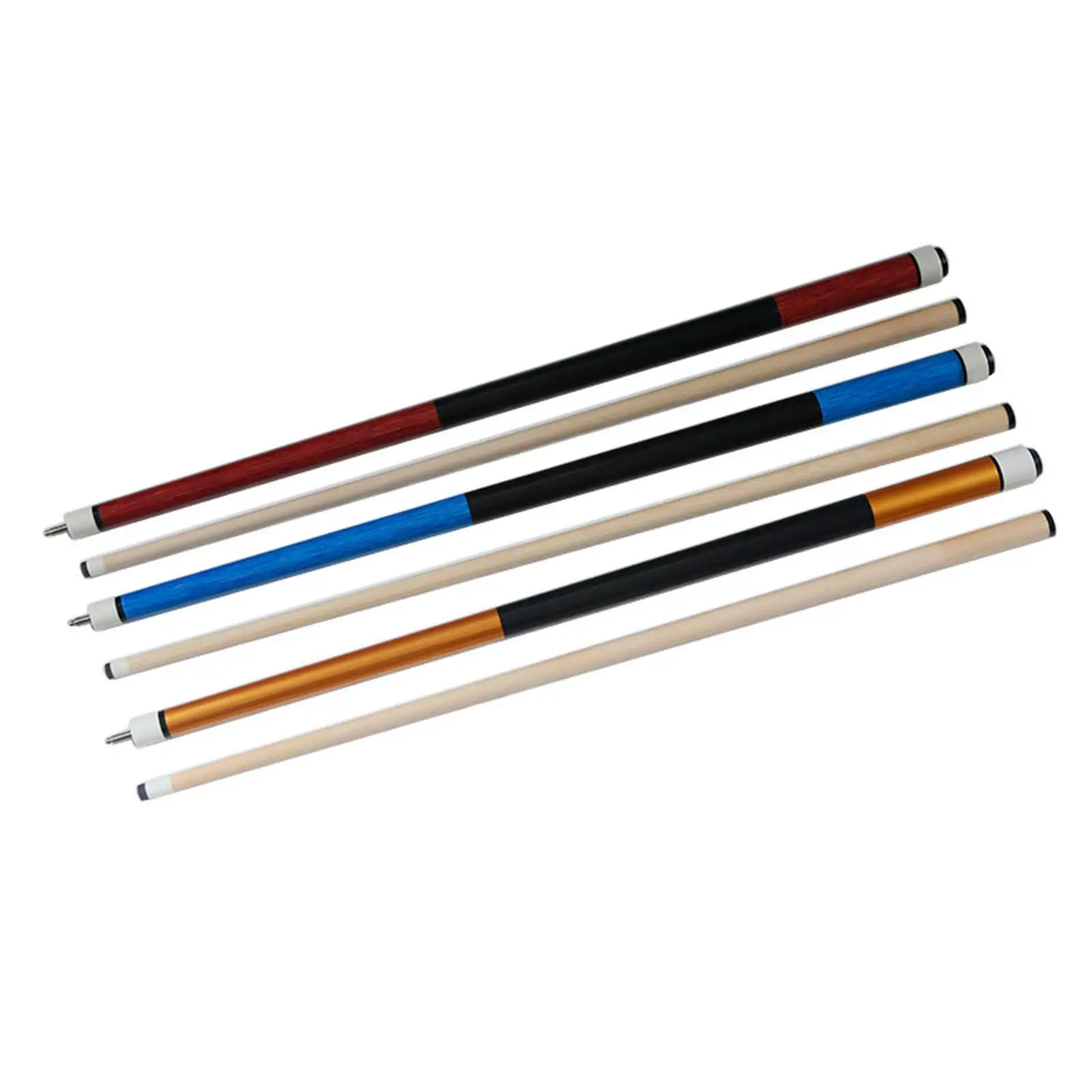 

Pool Cue Stick Billiard Cue Stick Portable Professional Segmented 58" Snooker Cue Pool Stick for Home Bar Pool Game Office