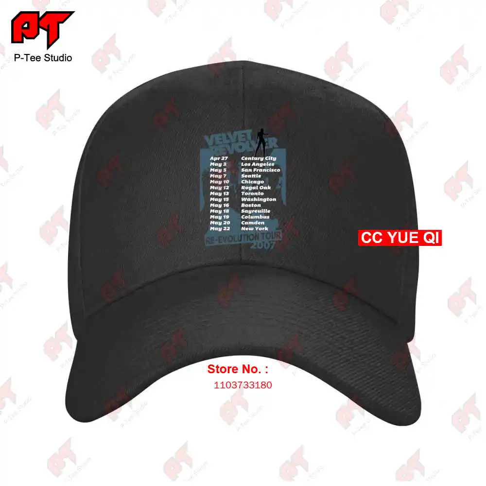 Velvet Revolver Re Evolution Tour 07 Baseball Caps Truck Cap F6EN