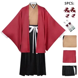 Anime Dämon Slaye Tsugikuni Yoriichi Cosplay Hi No Kokyu komplette japanische Freizeit für Männer Neuheit Accessoires Kostüme