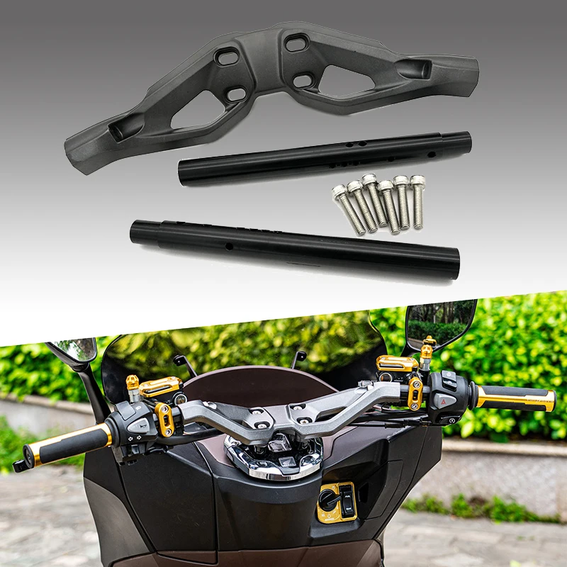 CNC PCX 125 150 160 Split Handlebars Separated Handlebars For Honda PCX125/150/160 2012-2024 For YAMAHA NMAX/Aerox/NVX 2016-2019