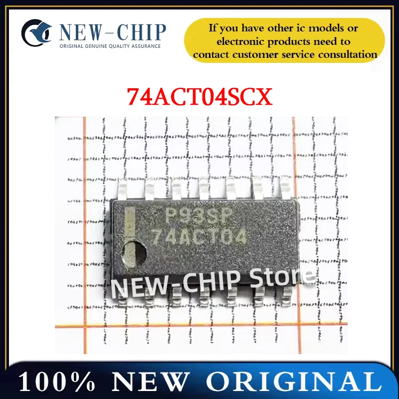 5PCS-100PCS/LOT  74ACT04SCX  Screen printing 74ACT04 package SOP-14  narrow-chip converter chip  New Original