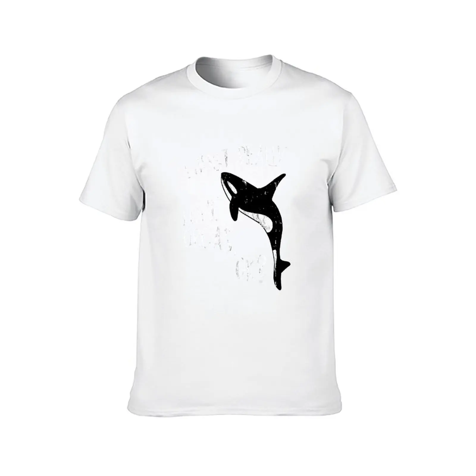 أنا فقط حقا أحب Orcas Ok القاتل الحوت عاشق Orca تي شيرت تي شيرت رجل فاخر رجل تي شيرت مصمم تي شيرت