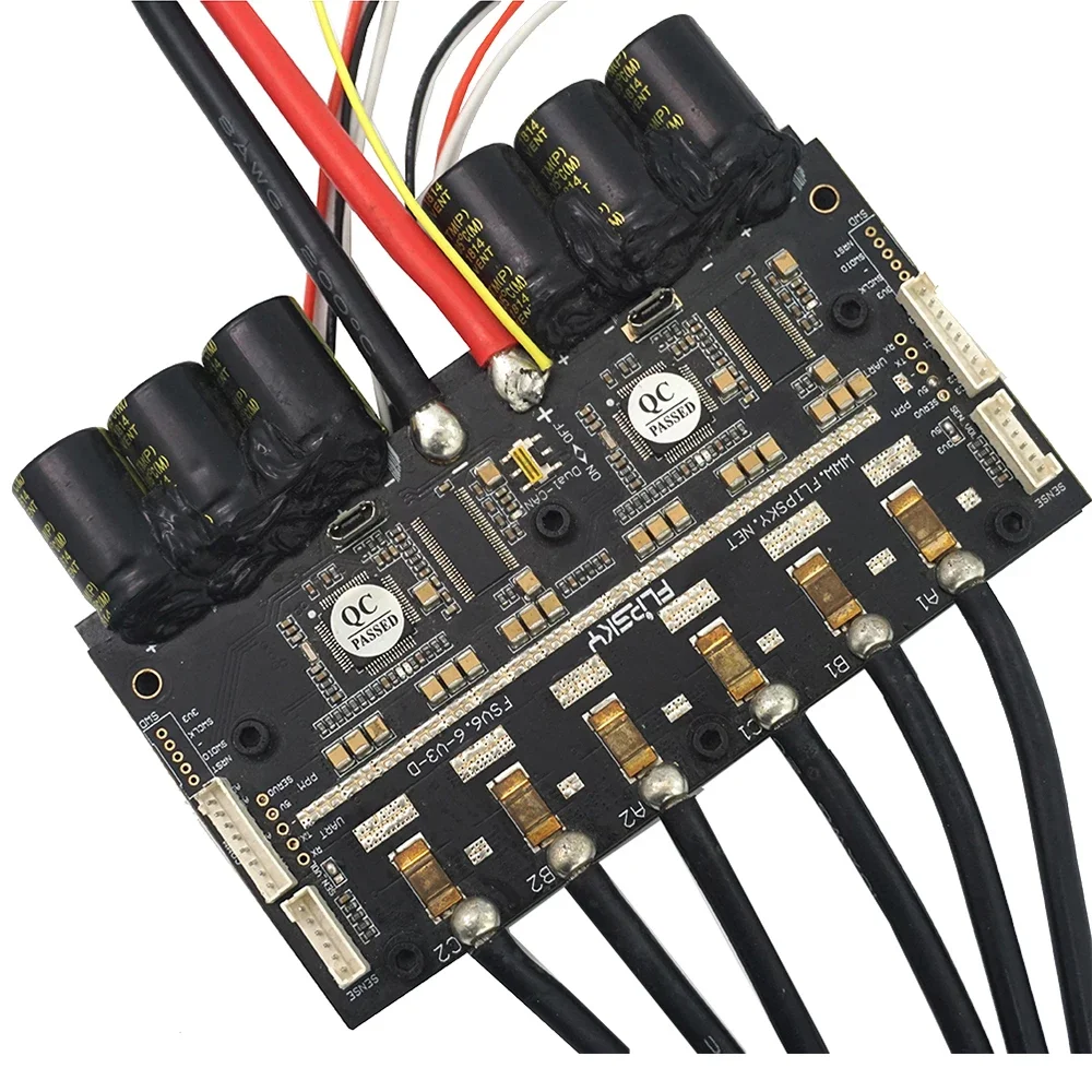 

Top Rated Big Size 200A ESC Compatible with VESC Flipsky FSESC based on Vesc 6 Dual VESC 6.6 Speed Controller