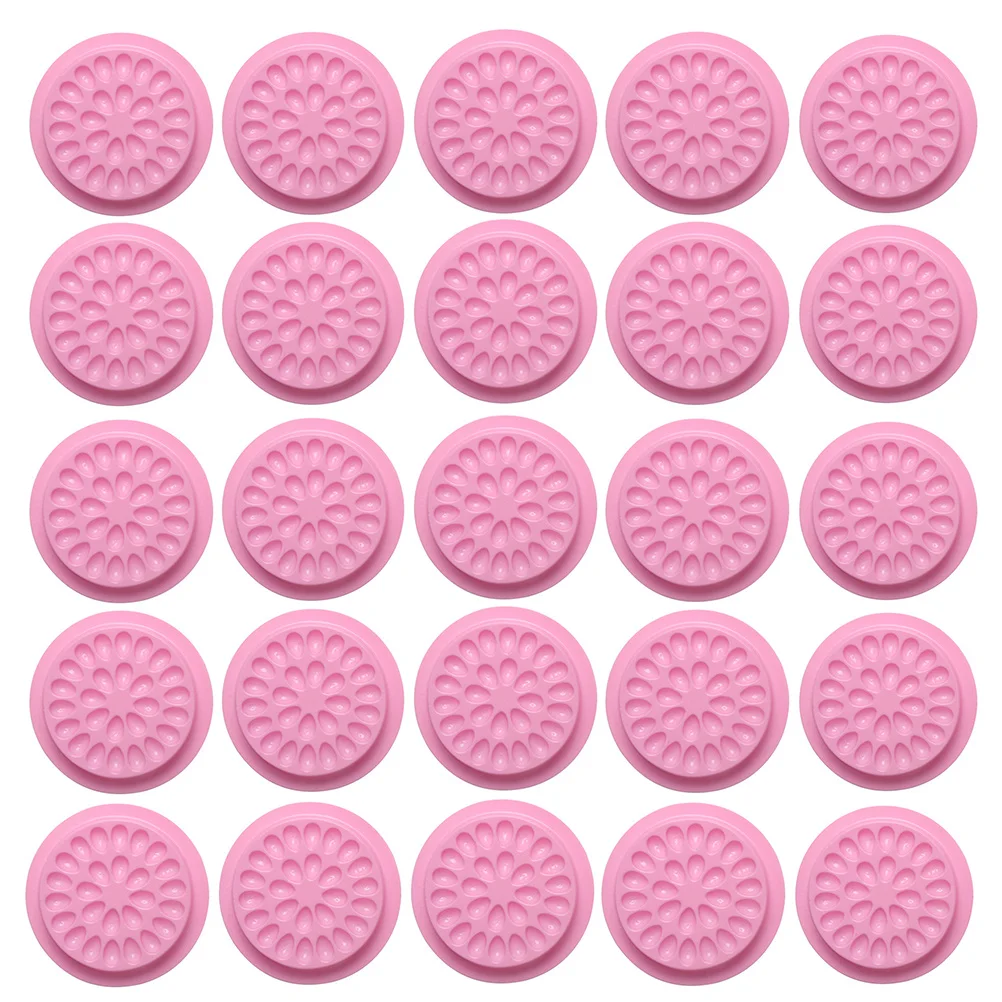 200 pezzi vassoi per colla per ciglia plastica usa e getta di alta qualità per strumenti per l'estensione delle ciglia supporti adesivi per ciglia finte salone di bellezza