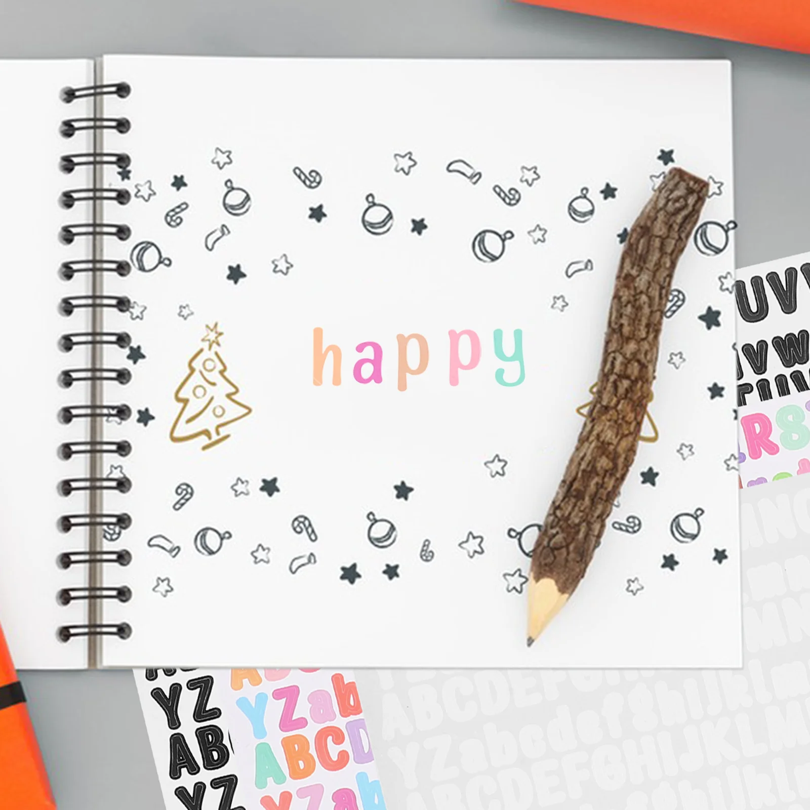 

12 Sheets Alphabet Letter Stickers Self Adhesive Vinyl Decals for Mailbox Window Water Bottle Scrapbook Craft Decoration