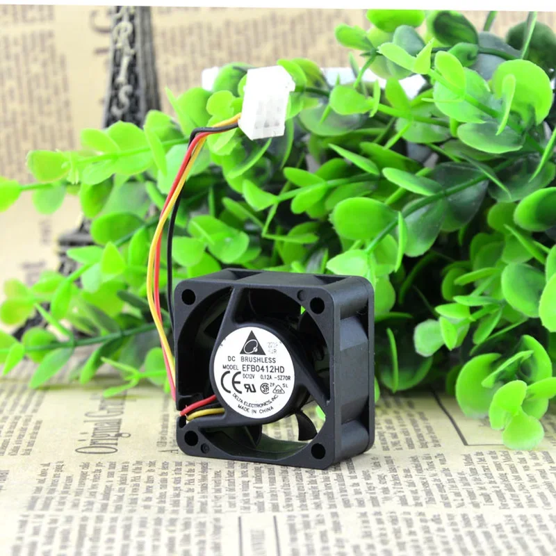 New CPU Fan For Delta EFB0412HD 12V 0.12A 4CM Double Ball Switch Fan 4020 40x40x20mm