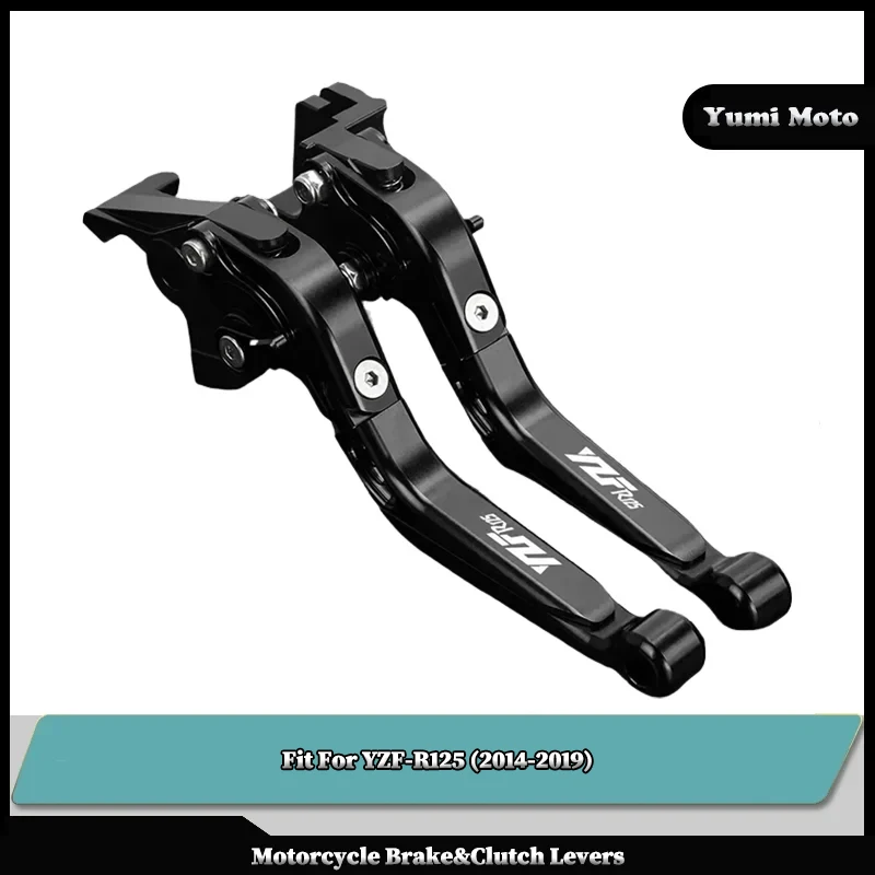 

Motorcycle CNC Adjustable Folding Extendable Brake Clutch Levers Handle Fit For YAMAHA YZFR125 YZF-R125 2014-2019 2015 2016 2017