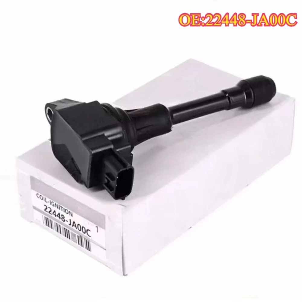 High quality New For 4pcs 22448-JA00C 22448-ED000 Ignition Coil for Nissan Altima Sentra X-Trail Rogue Pathfinder Versa Tiida