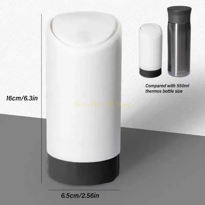 J0MA CAR TRASH BIN ABS GARBAGE GARBAGE CASE STORAGE BOX #6