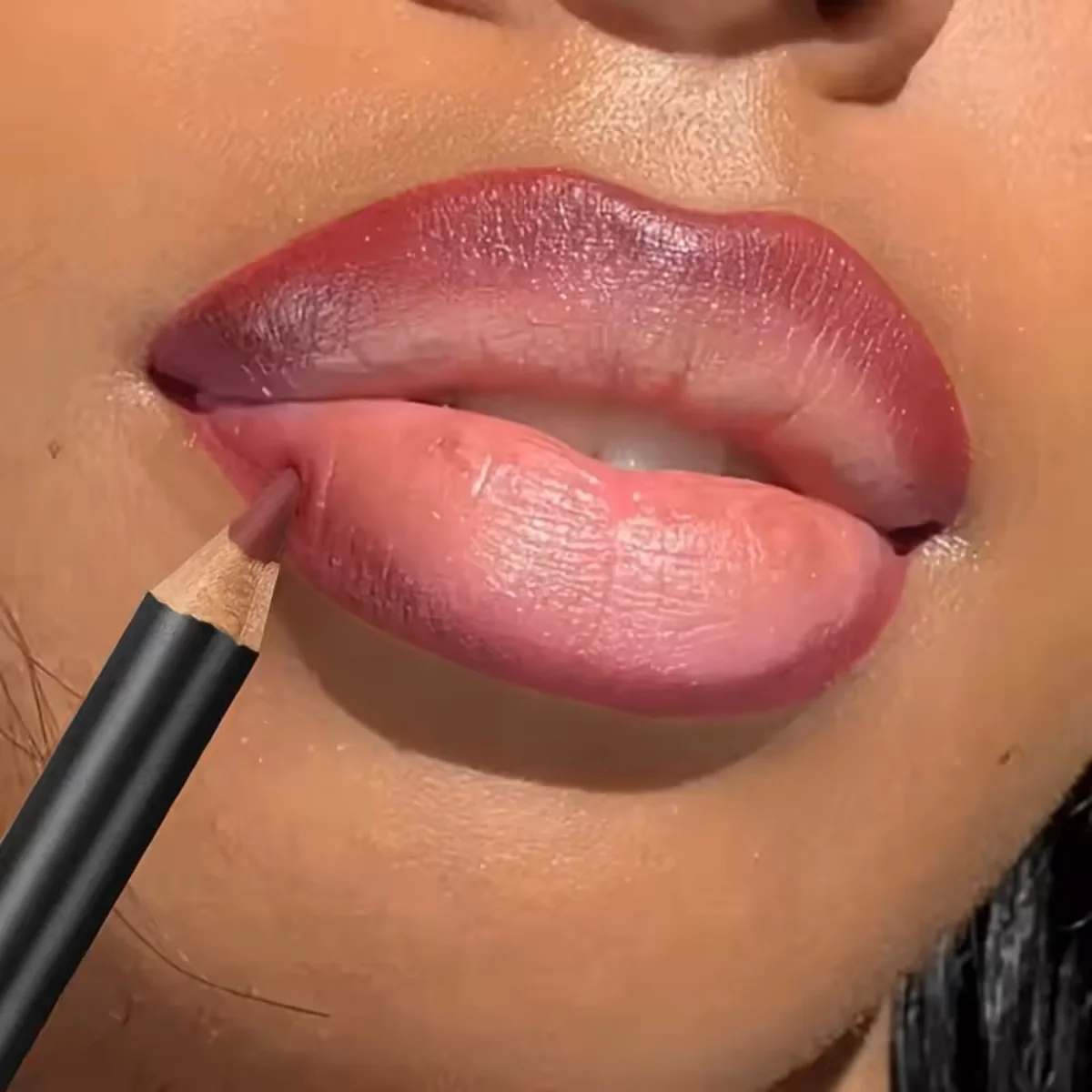 Waterproof Matte Lipliner Pencil Red Contour