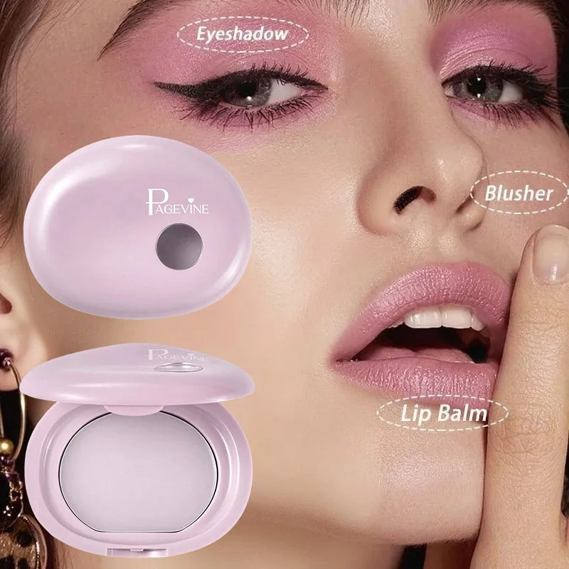 Marca de mudança de cor blush creme de dupla utilização lábio bochecha sombra creme blush coreia venda quente hidratante hidratante batom gradiente