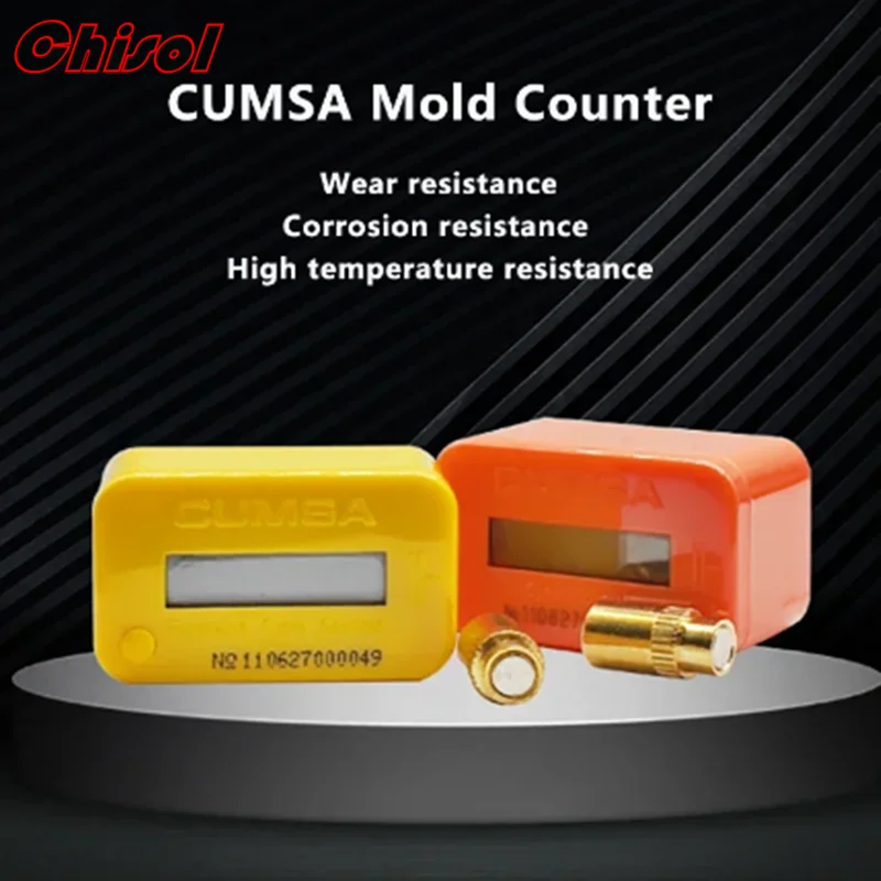 Mold Counter CC503028 CCRE5328 Return To Zero Magnetic Induction 7 Digitals CUMSA Electronic Counter