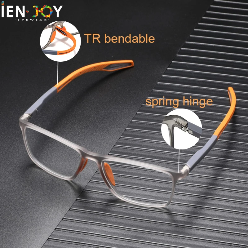 

IENJOY Ultralight Anti Blue Ray Reading Glasses TR90 Bendable Sport Computer Presbyopia Eyewear For Women Men Diopter +1.0 to 4