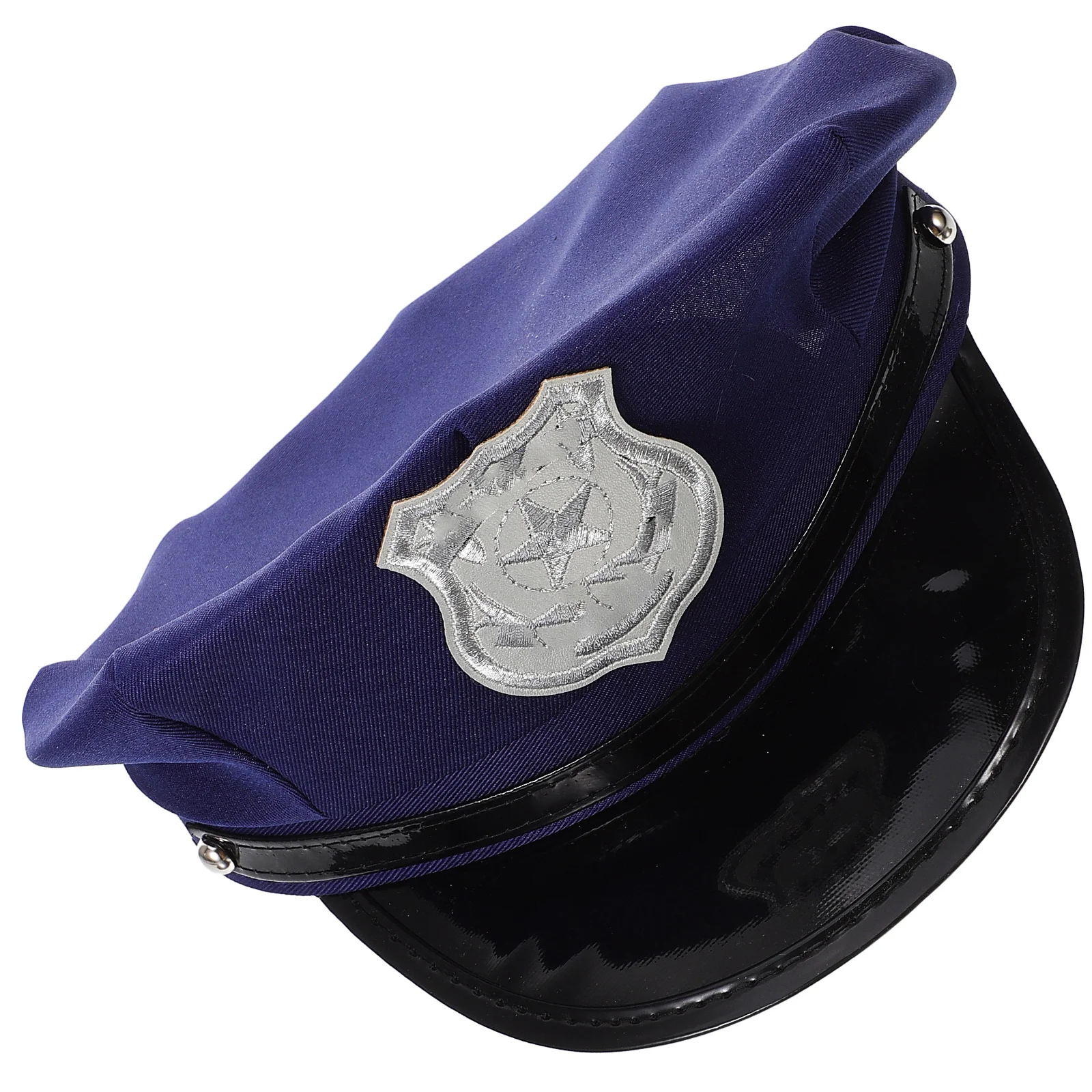 

Lightweight Badge Police Cap Party Cosplay Costume Masquerade Hat Performance Men