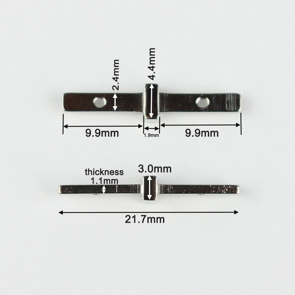 ヒンジ付き眼鏡修理ツール,幅100mm,長さ4.4mm,21.7ユニット