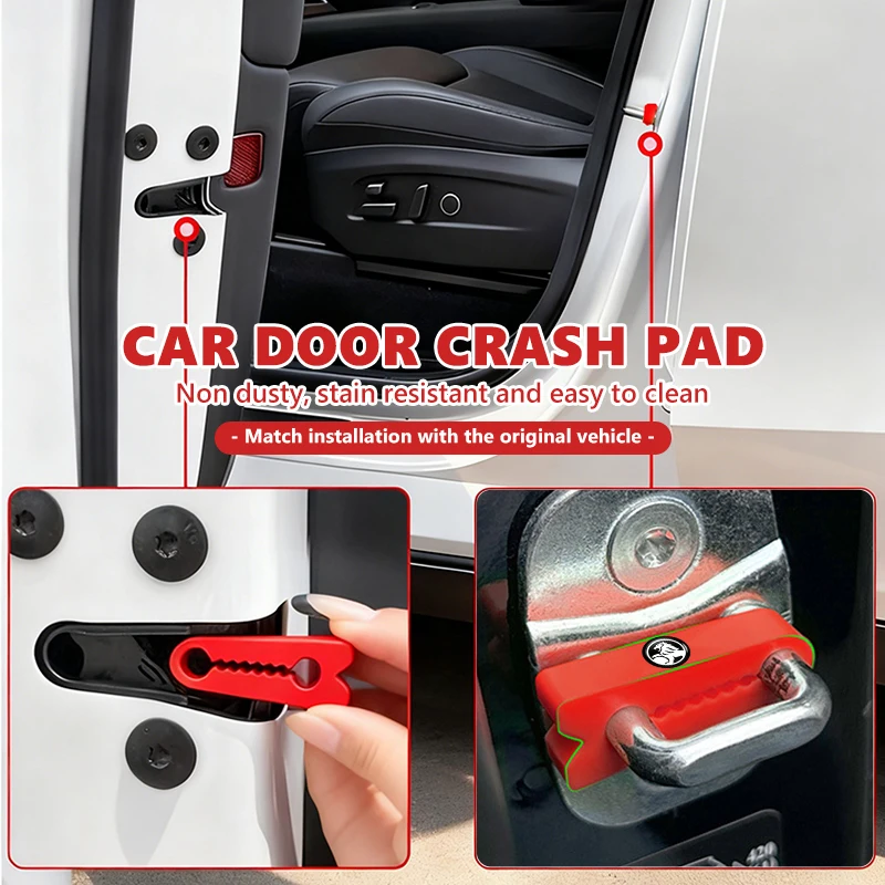Car Door Latch Shock Absorption Cushion Auto Door Lock Protector Accessories For Holden Colorado Captiva Commodor VY VZ HSV