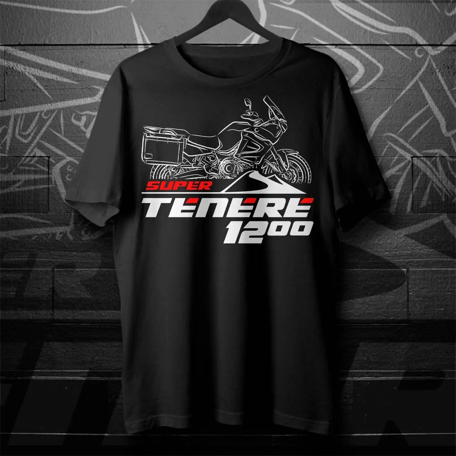 XT1200Z Super Tenere T-Shirt, Motorcycle Tee Shirt for ADV Riders