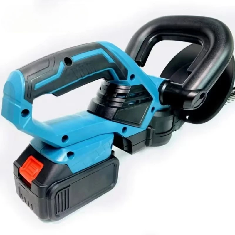 

New Electric Walking Lawn Mower Li-ion Battery Operated Cordless Hedge Trimmer Pruning Saw Tools for Garden with Blade