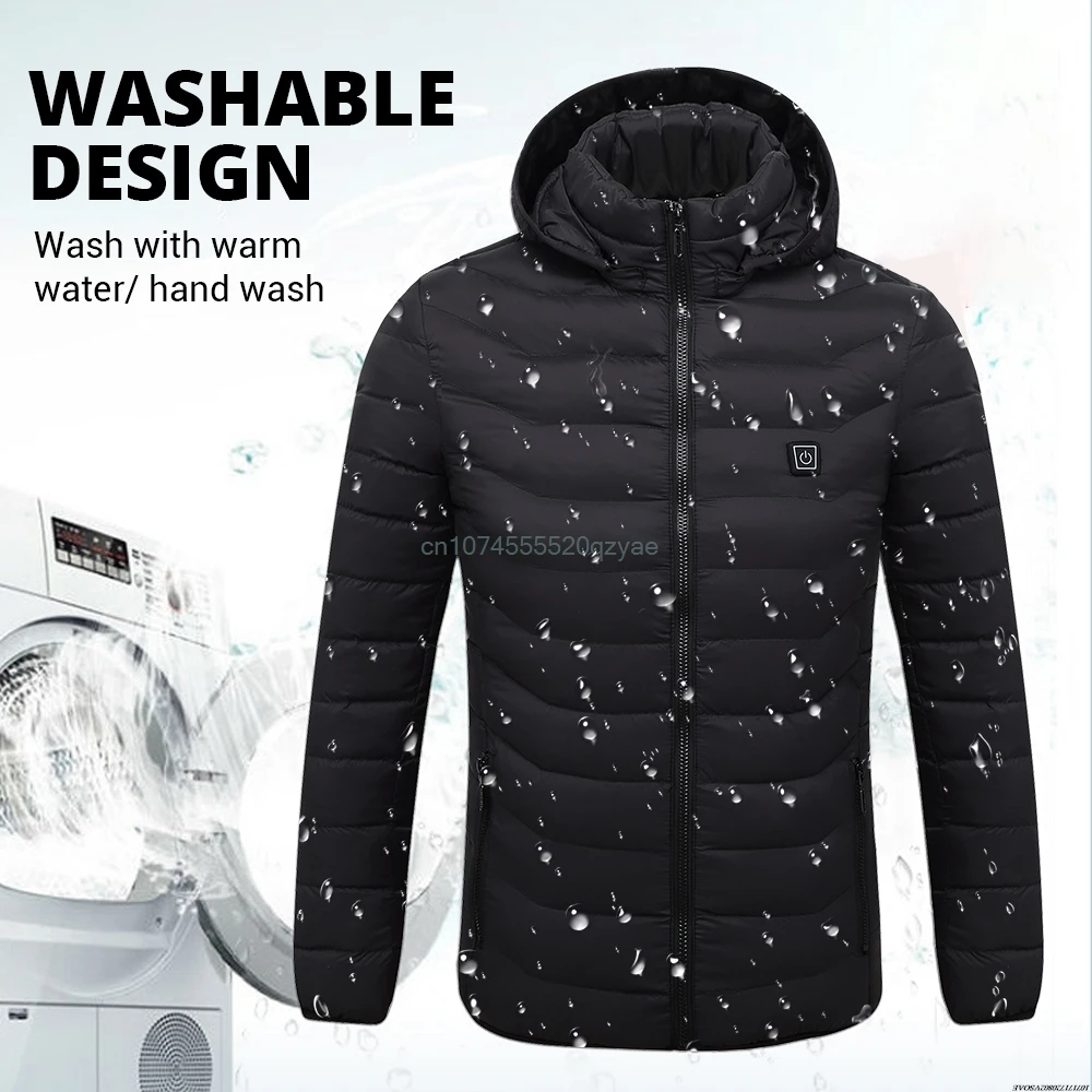 Snowboard  Heating Jacket Men Women's Heating Jacket USB Heated Jackets Smart Heated Clothing Ski Waterproof Warm Self Heated
