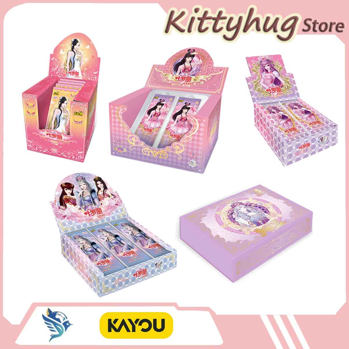 

Kayou Yololi Elf 28th Round Collectible Card Magic Kit Official Supplementary Cards Gift For Toy Girl'S Party Gift