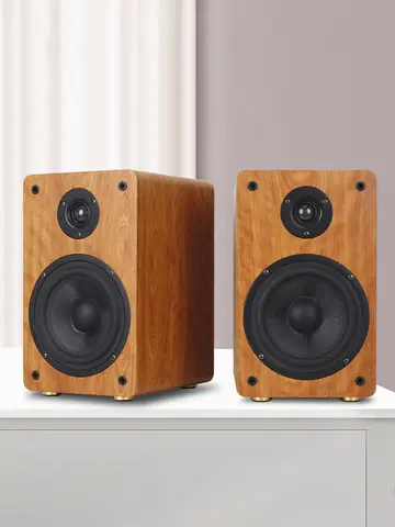 5.25 Polegada alto-falantes de estante 100w caixa de som poderosa 1 Polegada tweeter alto-falante alta fidelidade áudio passivo para sistema de som de cinema em casa dj