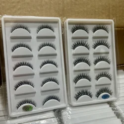 False Lashes Cilios X08 X01 X05 H13 Eyelashes cilios posticos 5 pares Eyelashes  MiniH13 MiniE08
