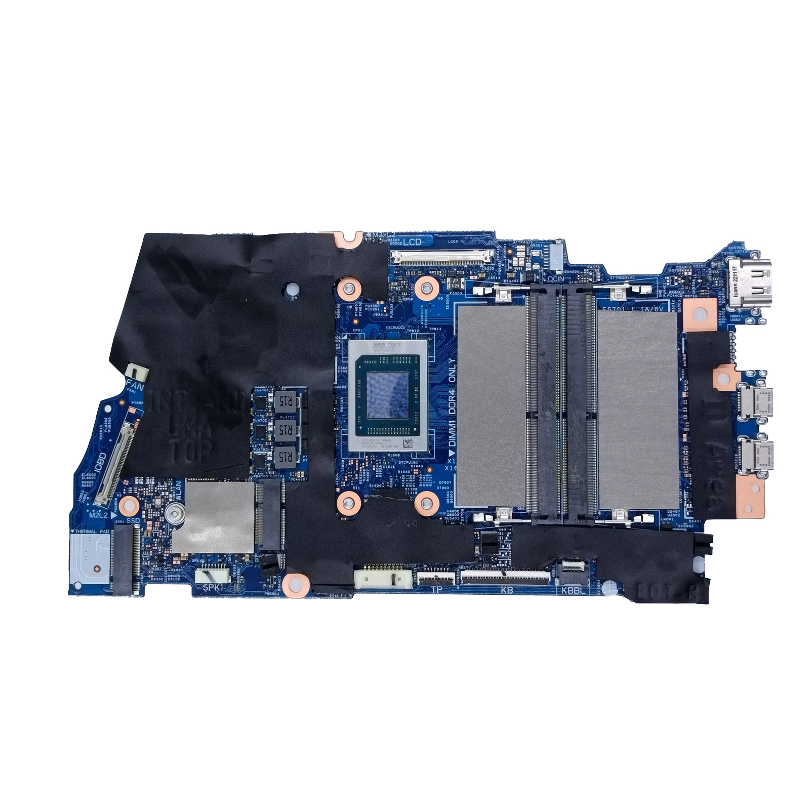 

Laptop Motherboard For Dell Inspiron 14 7425 2-in-1 With R5 -5625U R7-5825U CPU Notebook Mainboard 213084-1