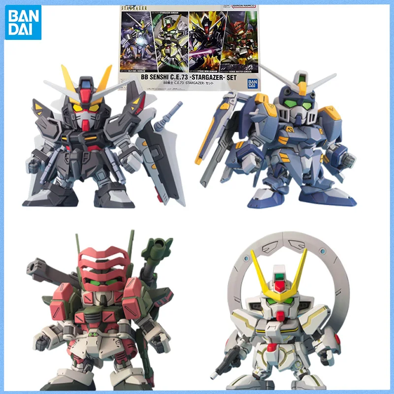 

BANDAI SPIRITS, оригинальная SD Gundam BB SENSHI C.E.73-STARGAZER-SET, аниме-фигурка, подвижная игрушка, экшн-фигурки, кукла для коллекционеров